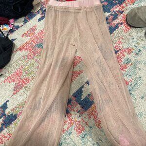 aadancecostumes CHILD LARGE rose gold mesh pants